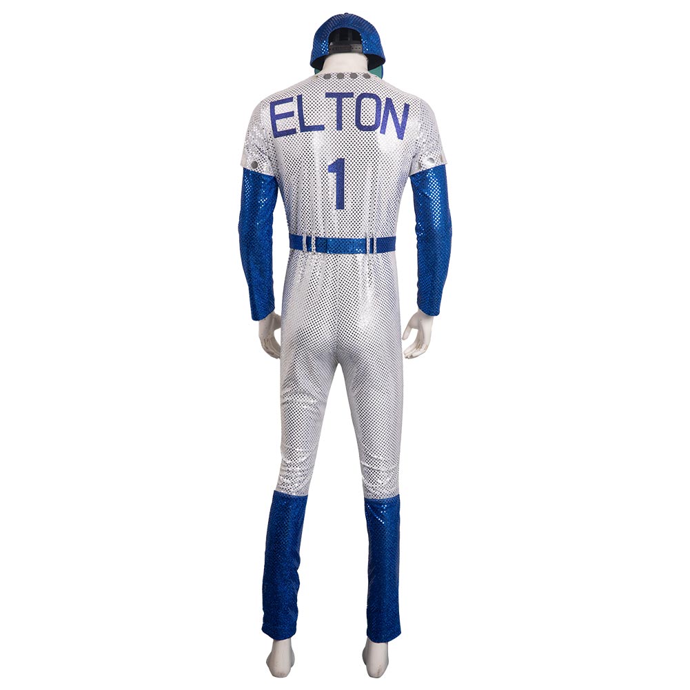 Rocketman Elton John Dodgers Baseball Uniform Halloween Costume