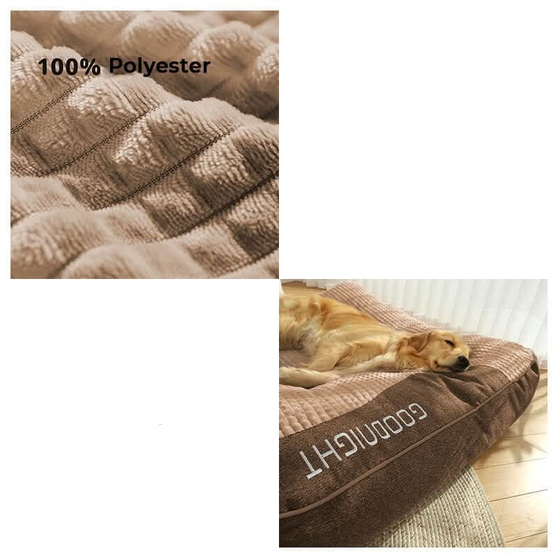 Supportive Dog Bed with Raised Bolsters – PawLoft Pet Bed