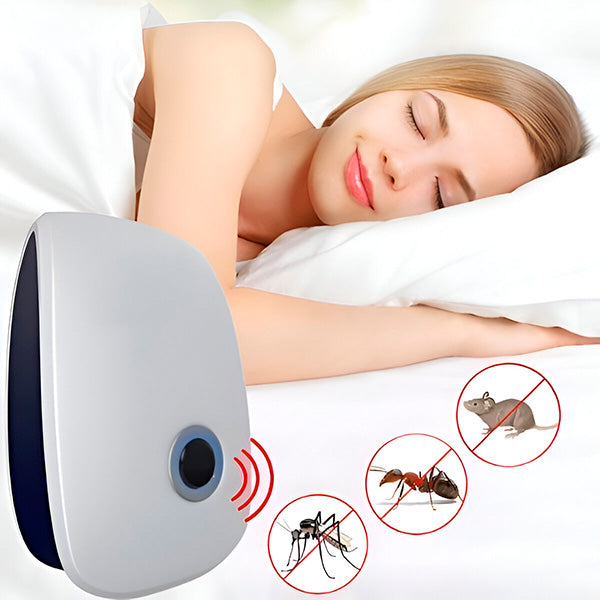 Plug-In Ultrasonic Pest Repeller – Chemical-Free Indoor Insect & Rodent Deterrent