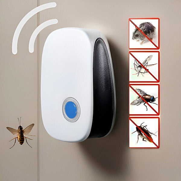 Plug-In Ultrasonic Pest Repeller – Chemical-Free Indoor Insect & Rodent Deterrent