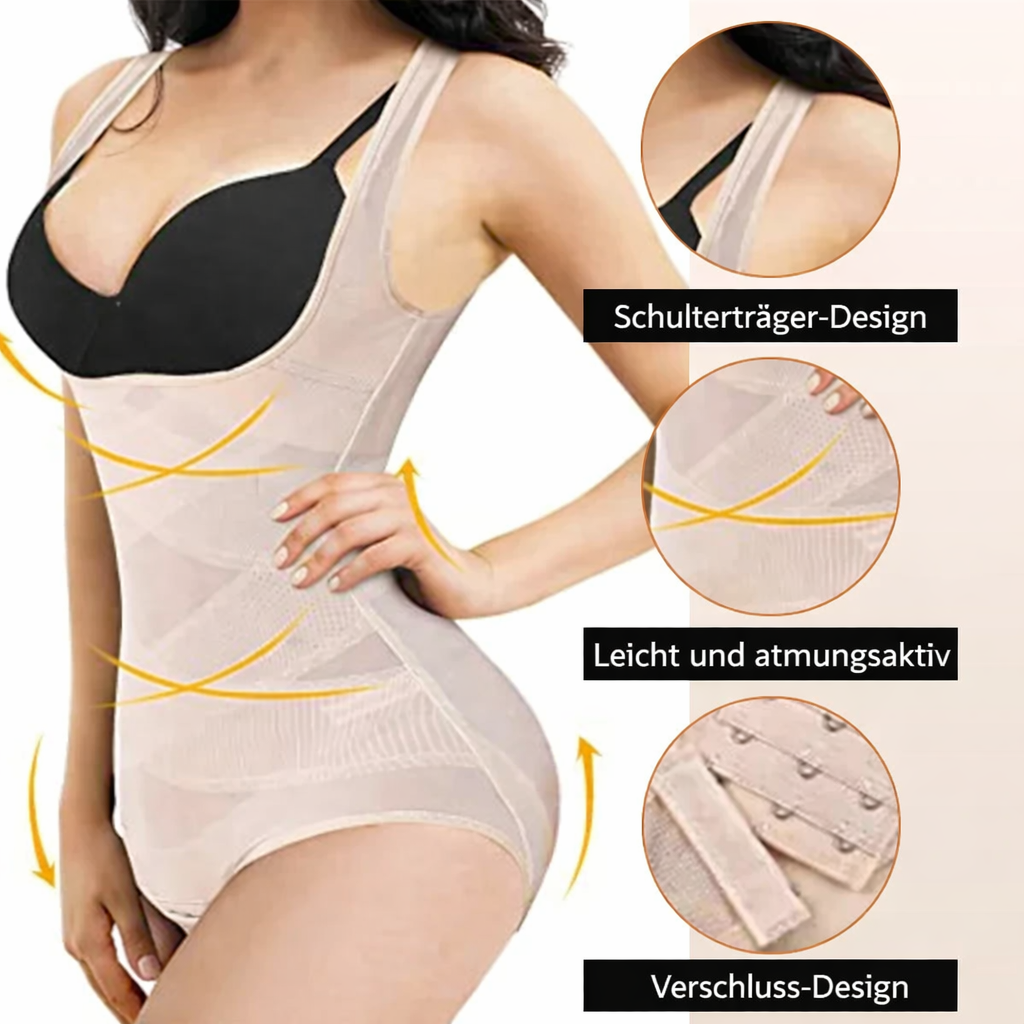 Women’s Seamless Shapewear Bodysuit – Tummy & Waist Smoothing Body Shaper