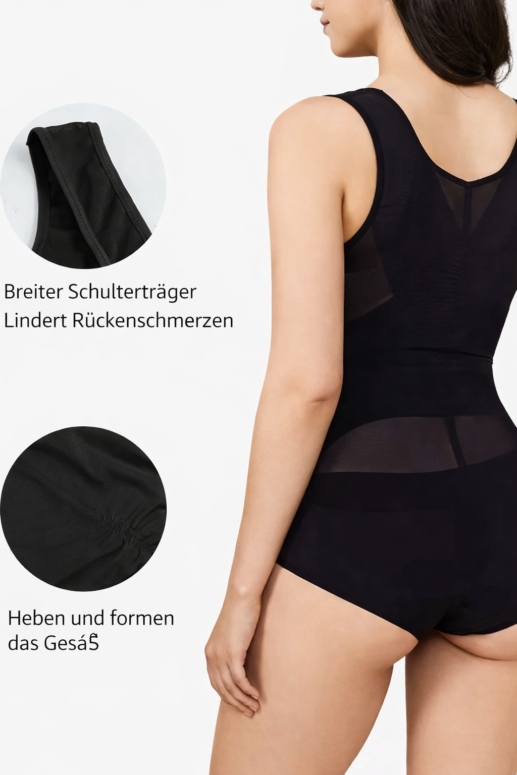 Women’s Seamless Shapewear Bodysuit – Tummy & Waist Smoothing Body Shaper