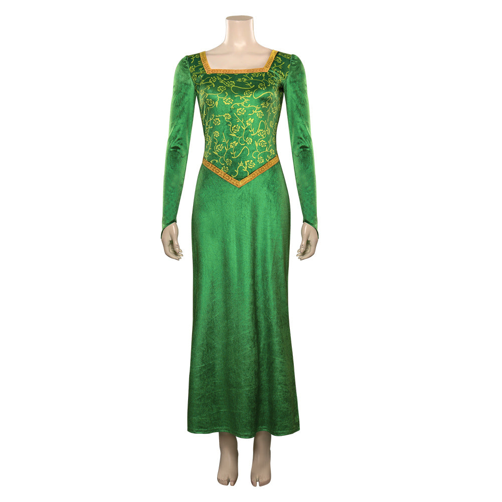 Shrek Fiona Princess Green Dress Halloween Costume