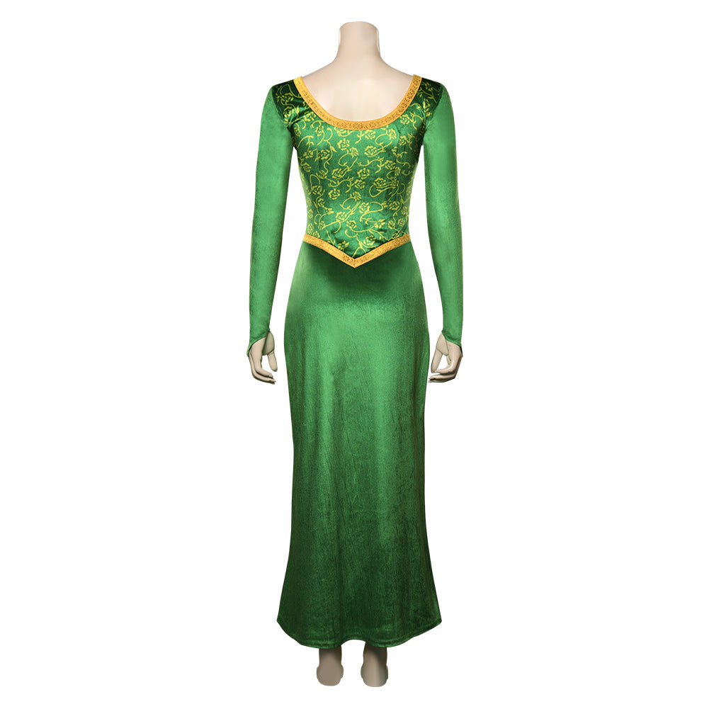 Shrek Fiona Princess Green Dress Halloween Costume