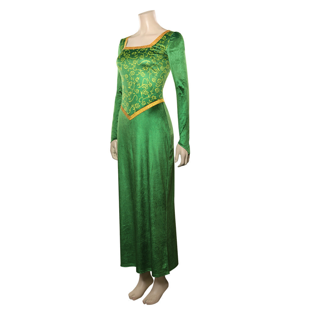 Shrek Fiona Princess Green Dress Halloween Costume