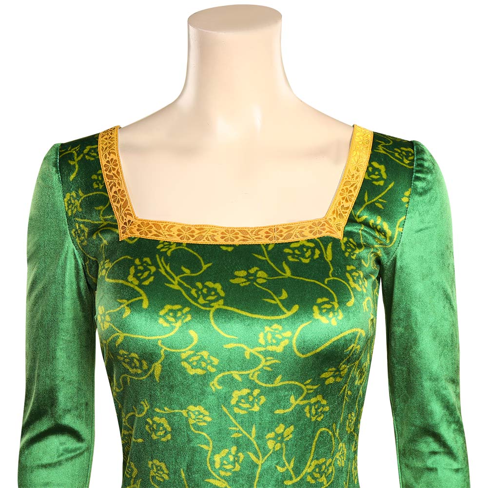Shrek Fiona Princess Green Dress Halloween Costume