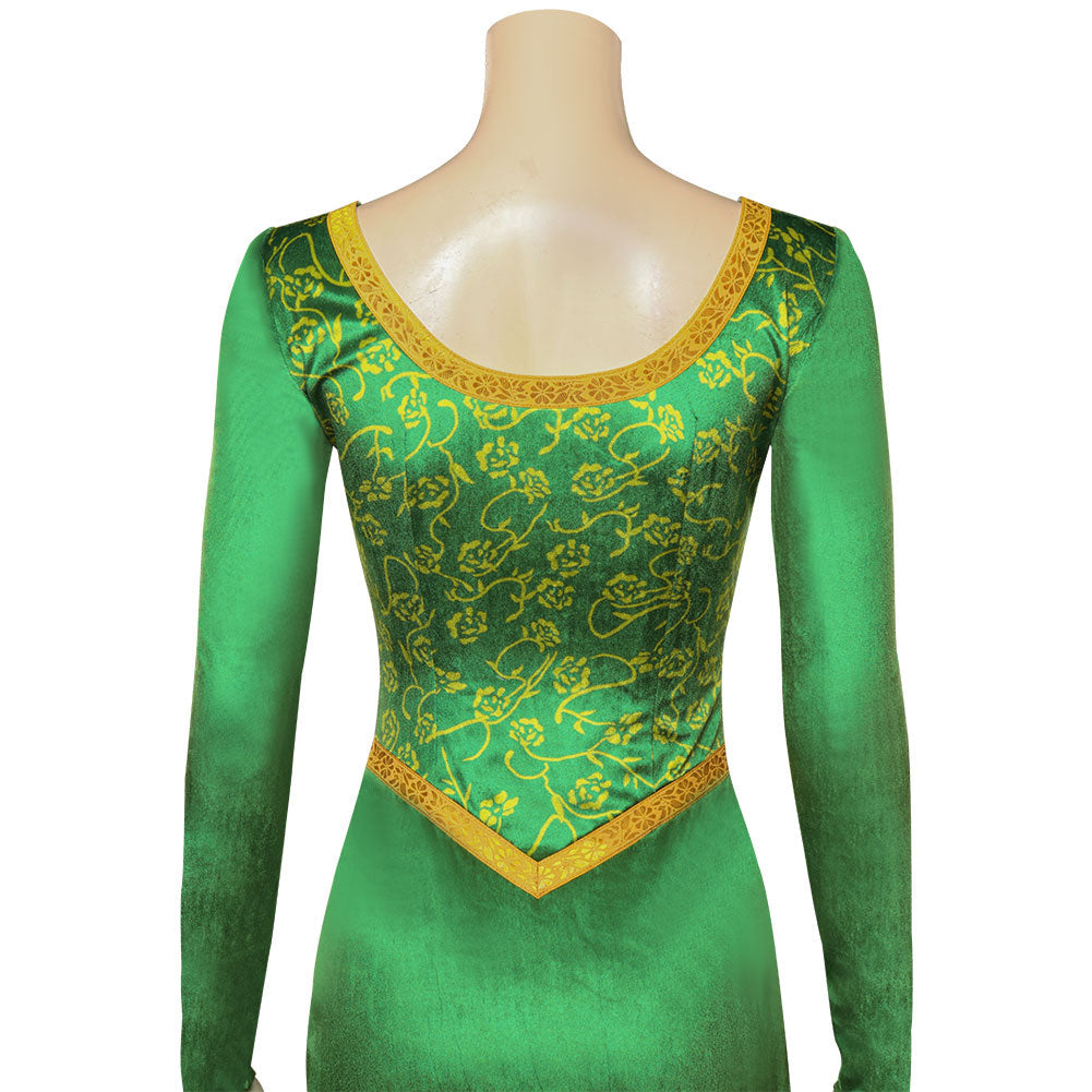Shrek Fiona Princess Green Dress Halloween Costume