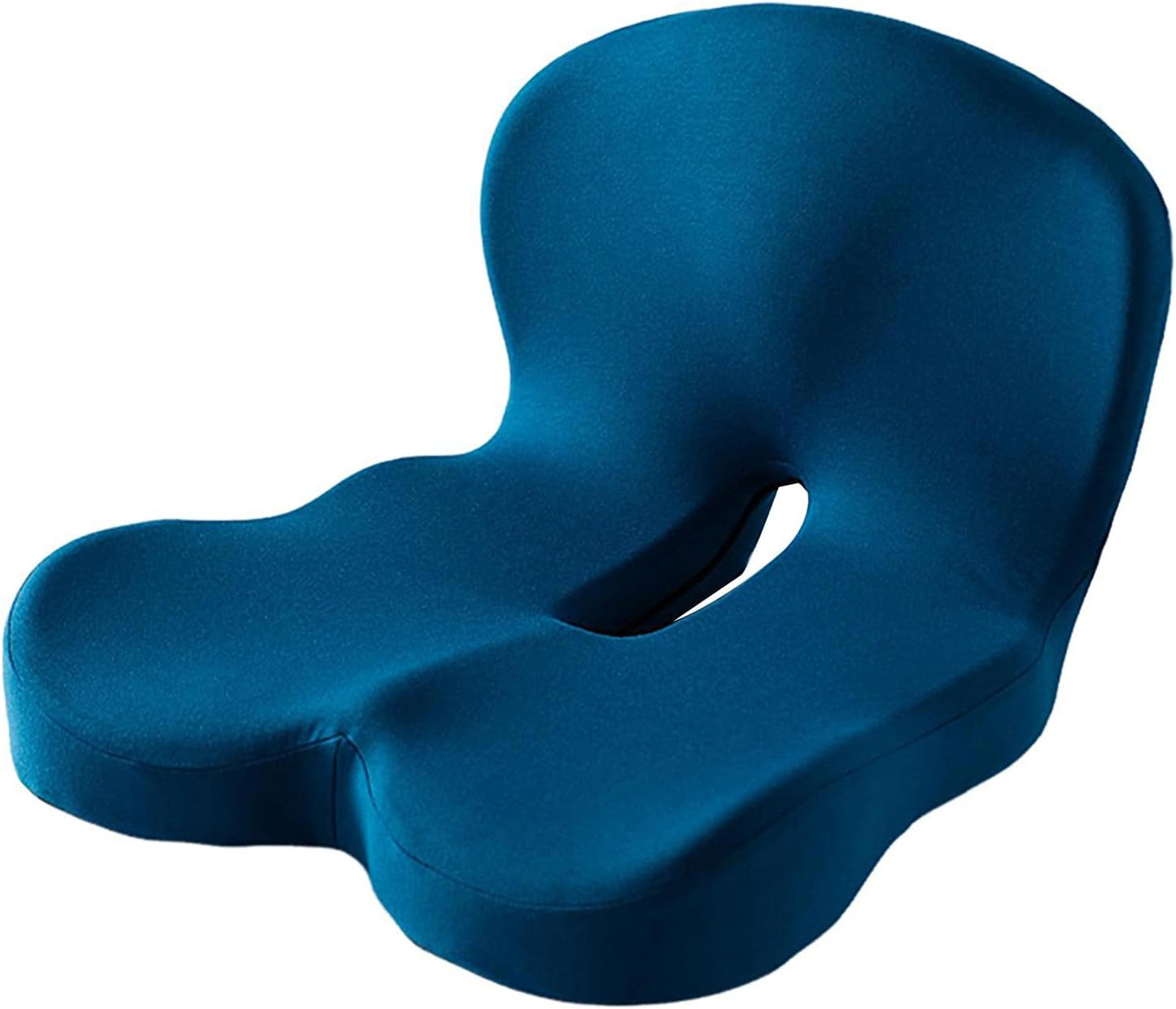 Ergonomic Memory Foam Seat Cushion – Non-Slip Office, Car & Travel Support