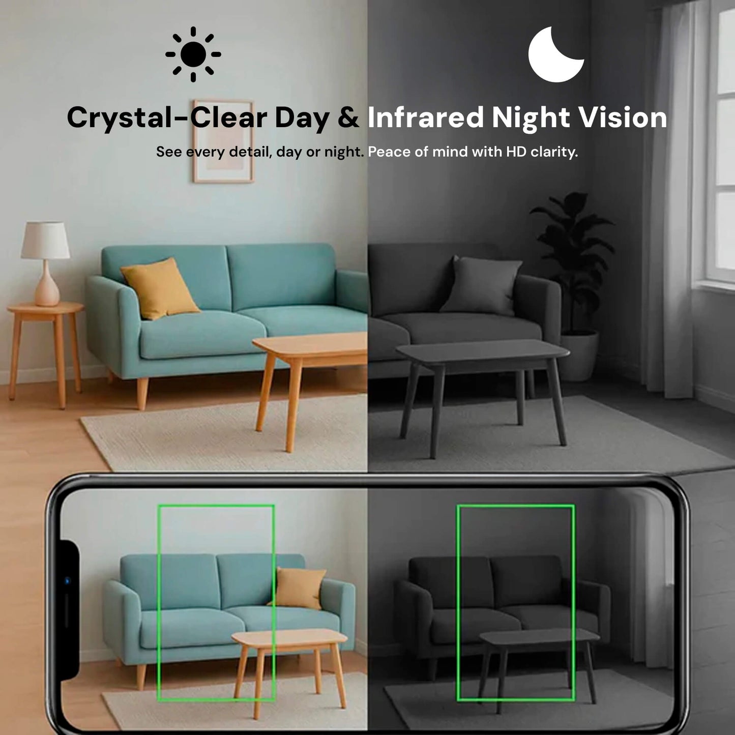 1080P Mini WiFi Security Camera – 140° Wide Angle, Night Vision & Motion Alerts