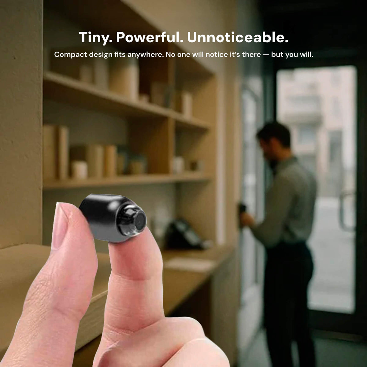 1080P Mini WiFi Security Camera – 140° Wide Angle, Night Vision & Motion Alerts