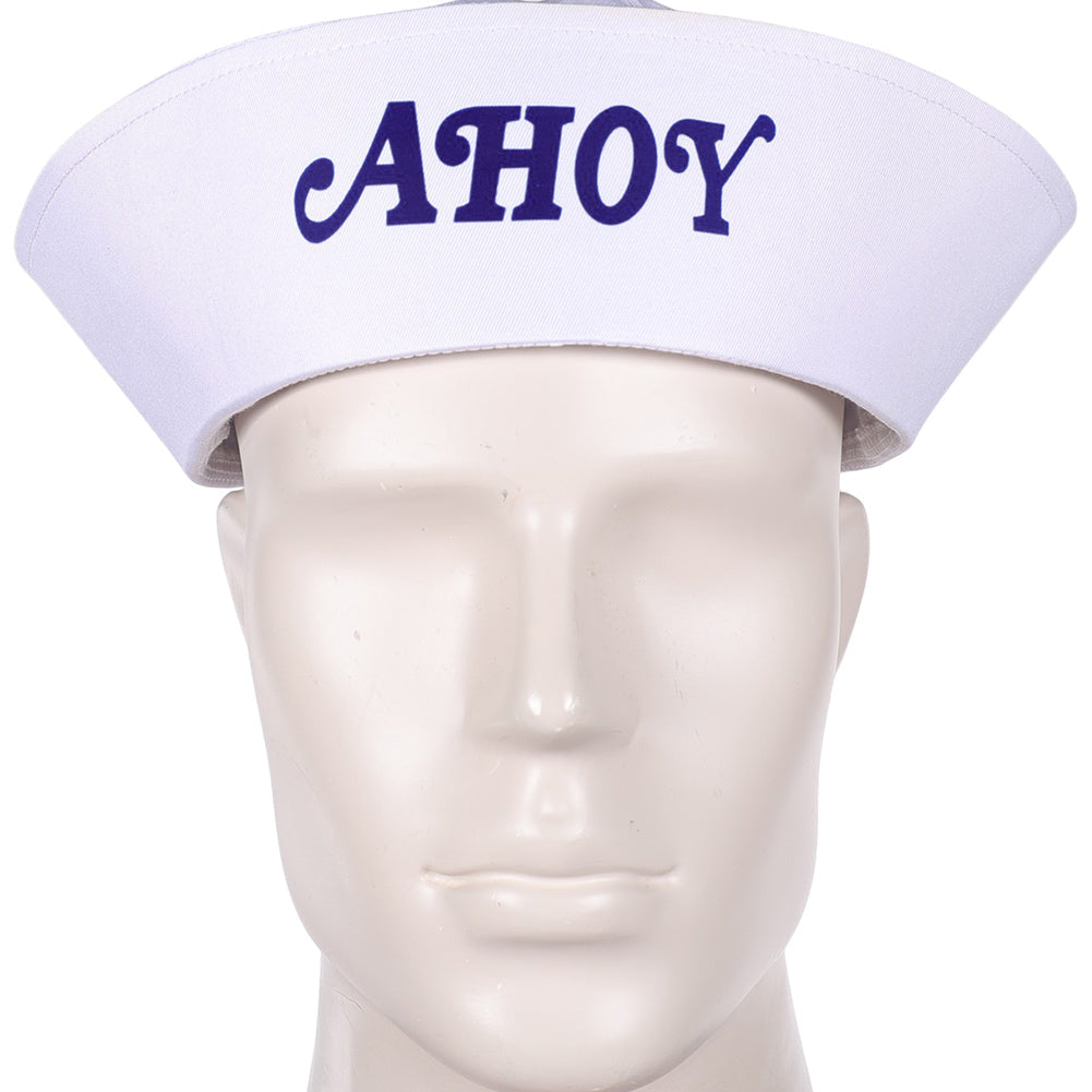 Stranger Things 3 Scoops Ahoy Steve Harrington Blue Sailor Set Halloween Costume