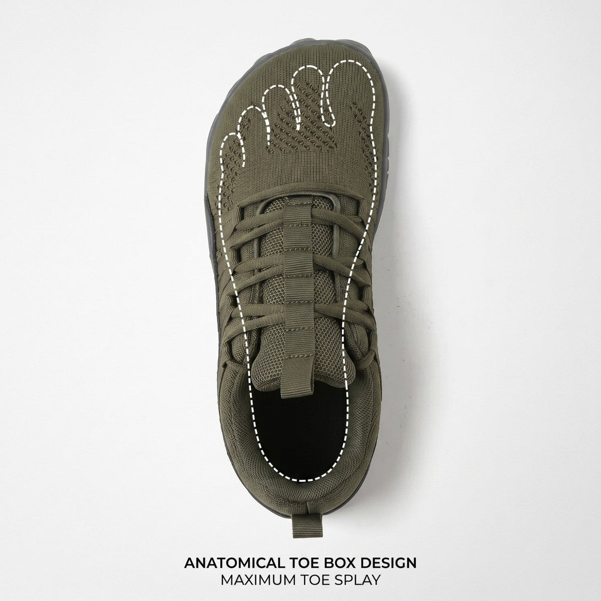 Wide-Fit Barefoot Walking Shoes – Breathable Shoes with Grippy Outsole