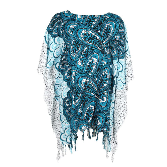 Beach cover up poncho