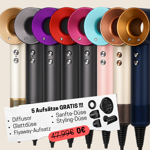 5-in-1 Hair Dryer & Styling Tool Set – Drying, Smoothing & Volumizing Attachments