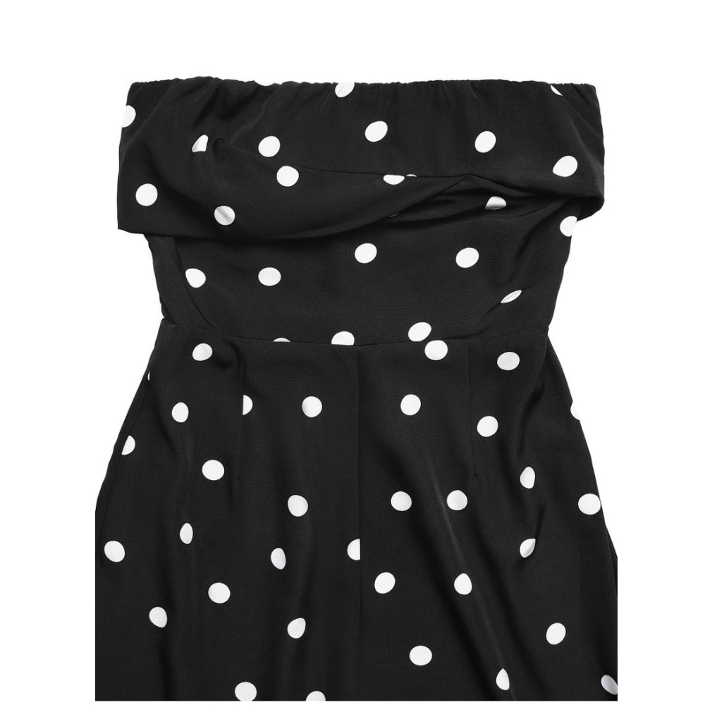 Susie Glass Black Polka Dot Jumpsuit Halloween Costume - The Gentlemen