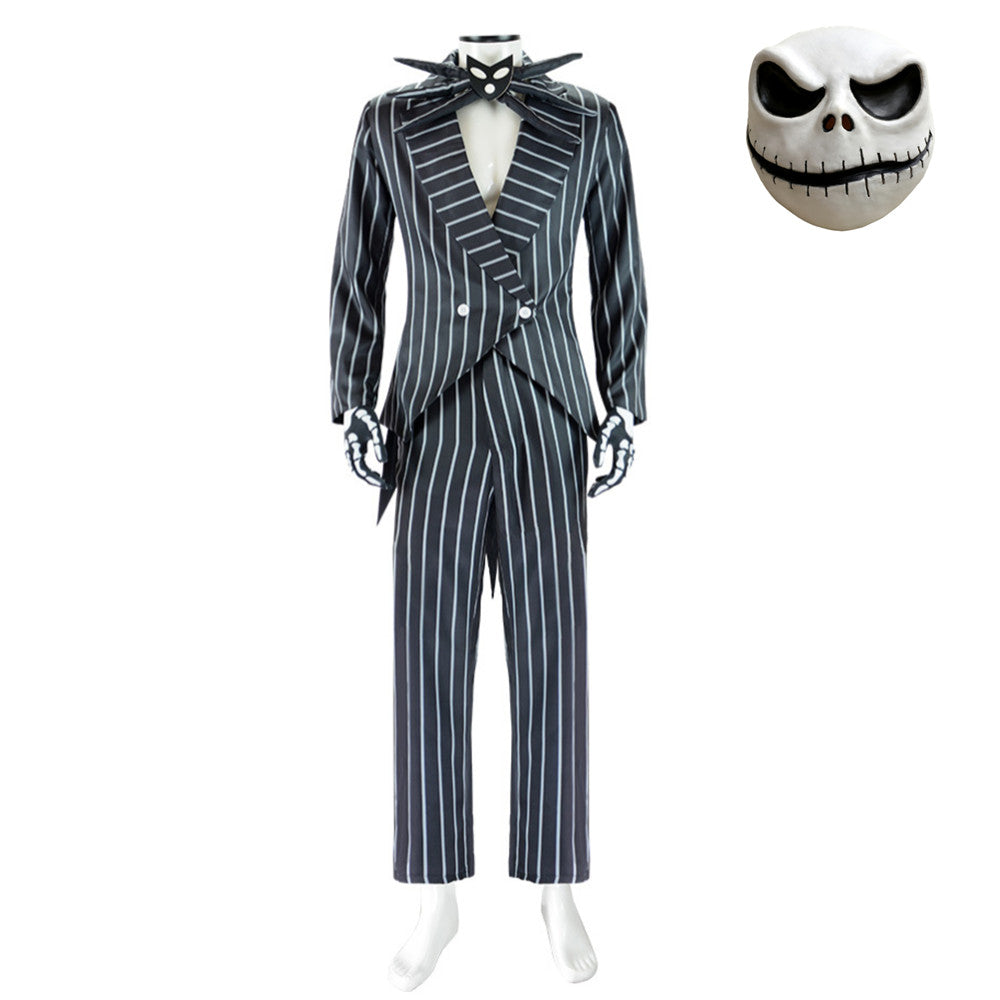 The Nightmare Before Christmas Jack Skellington Black Halloween Costume