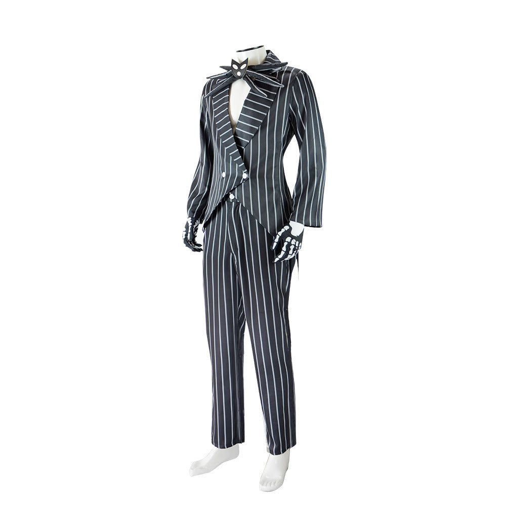 The Nightmare Before Christmas Jack Skellington Black Halloween Costume