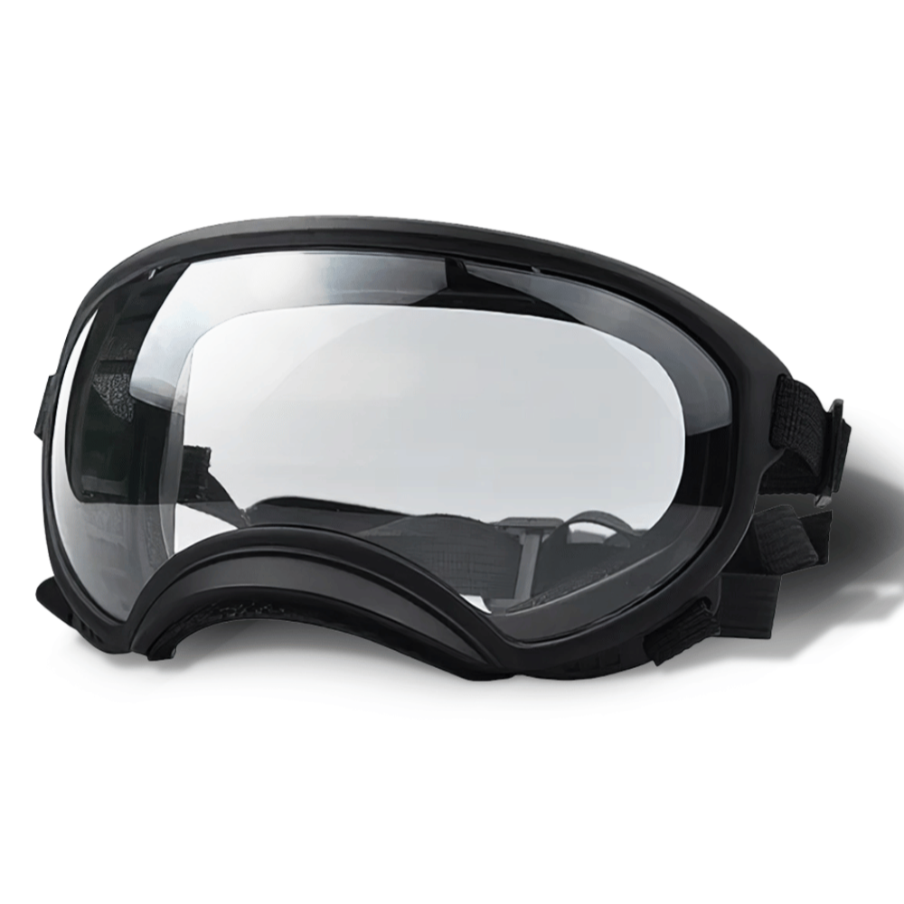 Waterproof Dog Goggles with UV Protection & Adjustable Straps