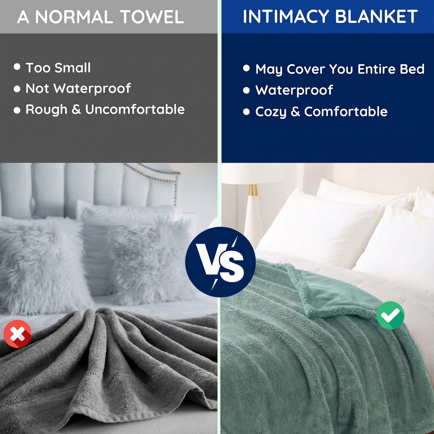 Waterproof Intimacy Blanket for Furniture Protection