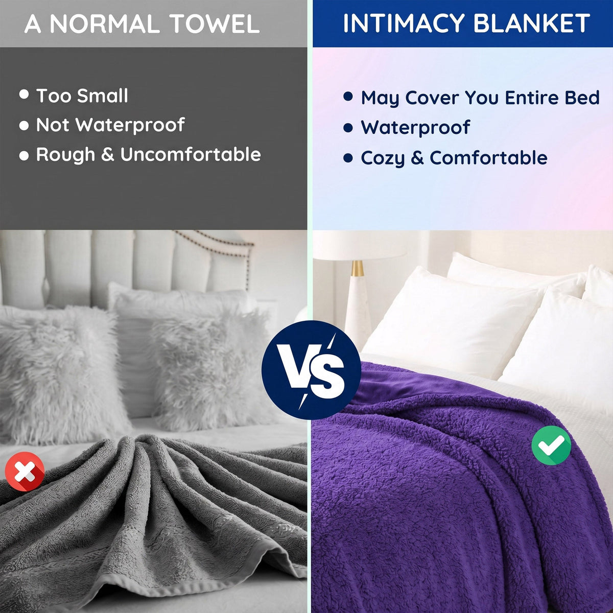 Waterproof Intimacy Blanket for Furniture Protection