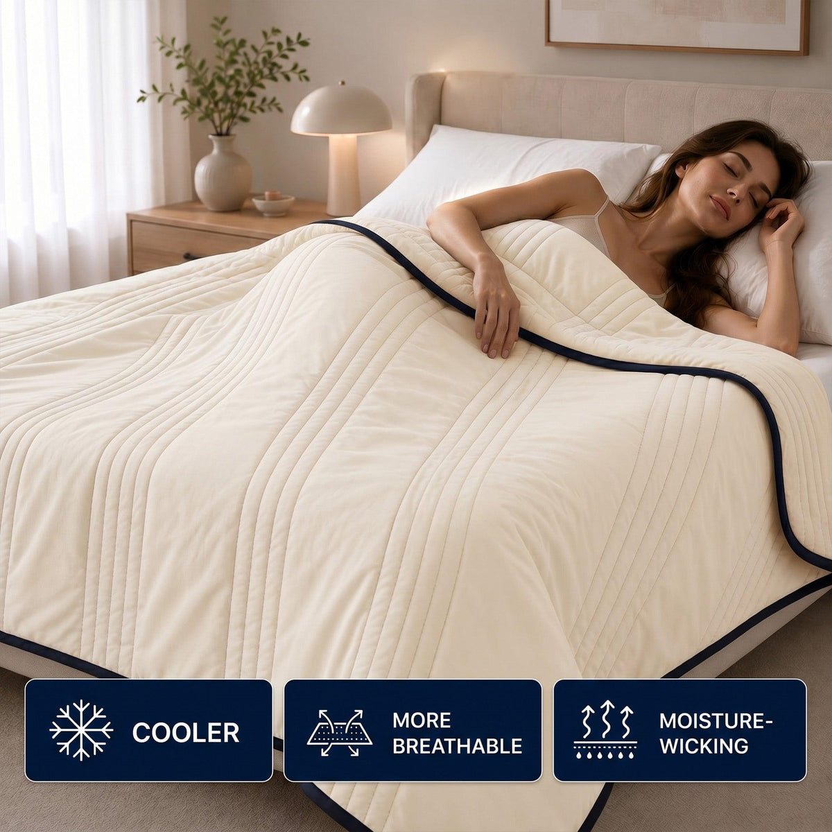 Cooling Blanket for Hot Sleepers – Cool-Touch Bedding