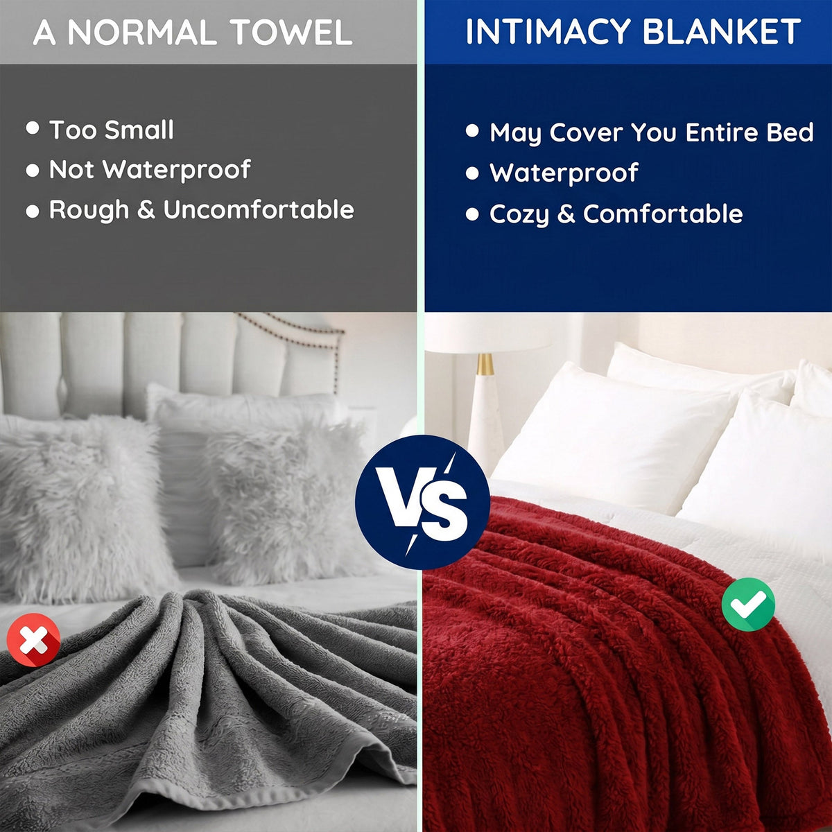 Waterproof Intimacy Blanket for Furniture Protection