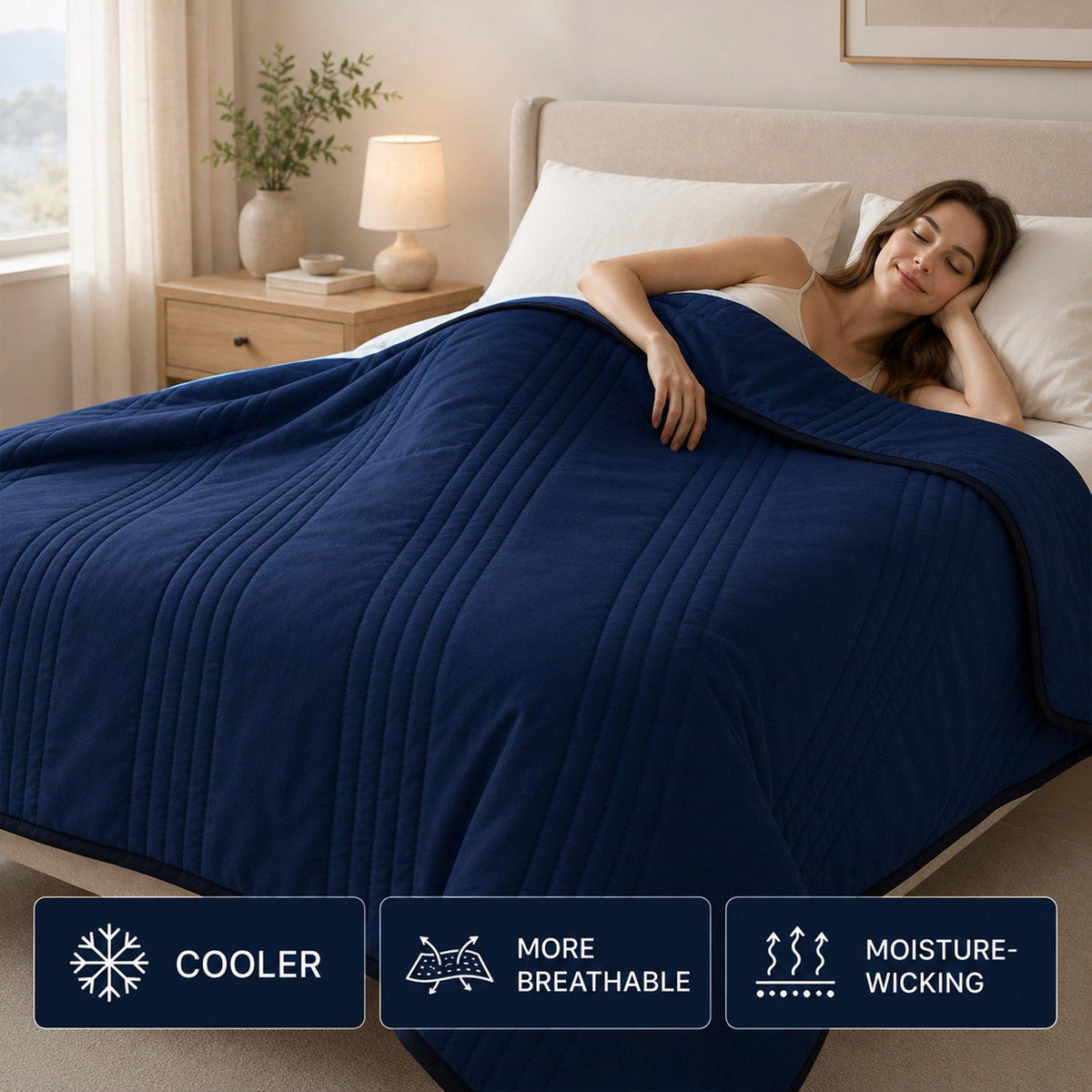 Cooling Blanket for Hot Sleepers – Cool-Touch Bedding