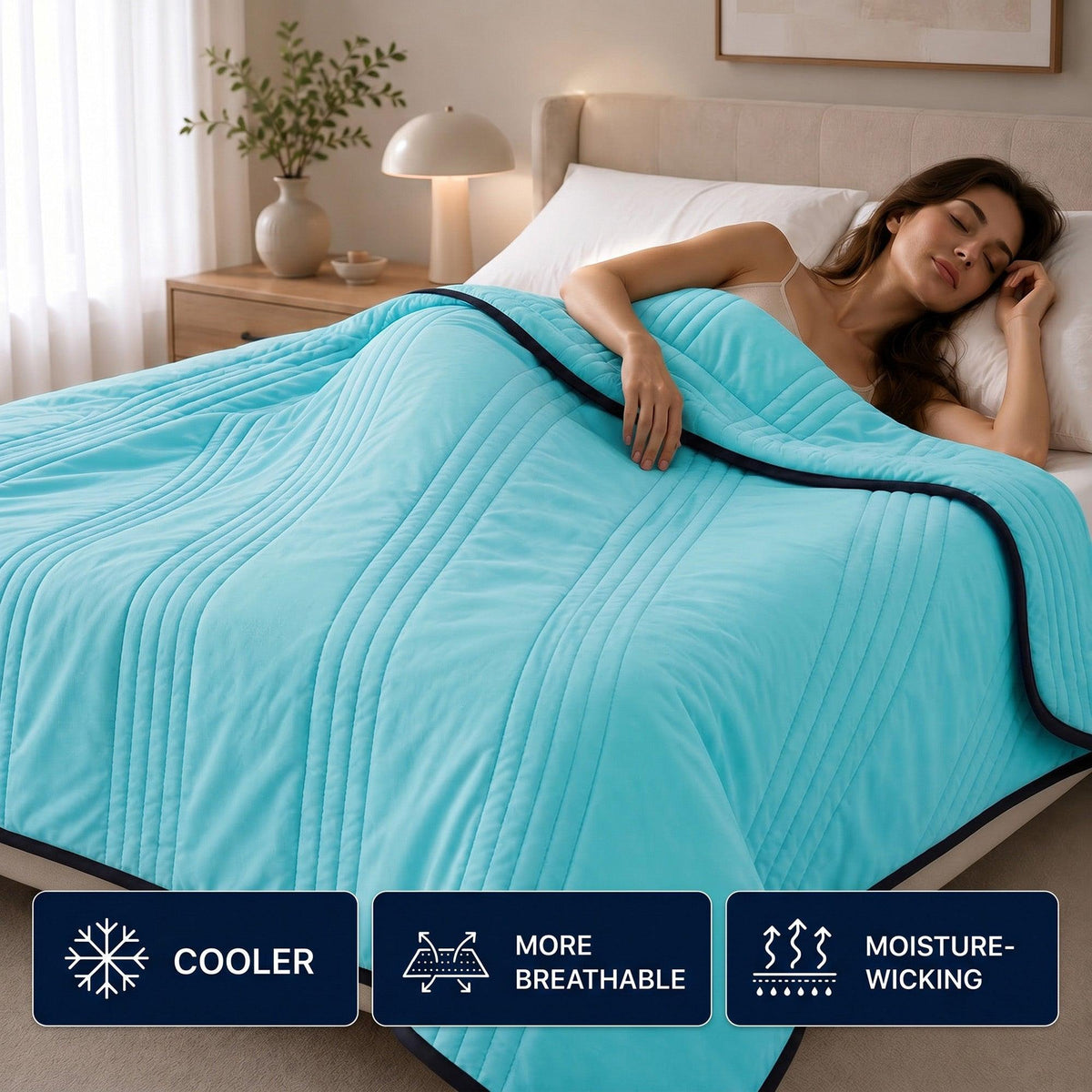 Cooling Blanket for Hot Sleepers – Cool-Touch Bedding