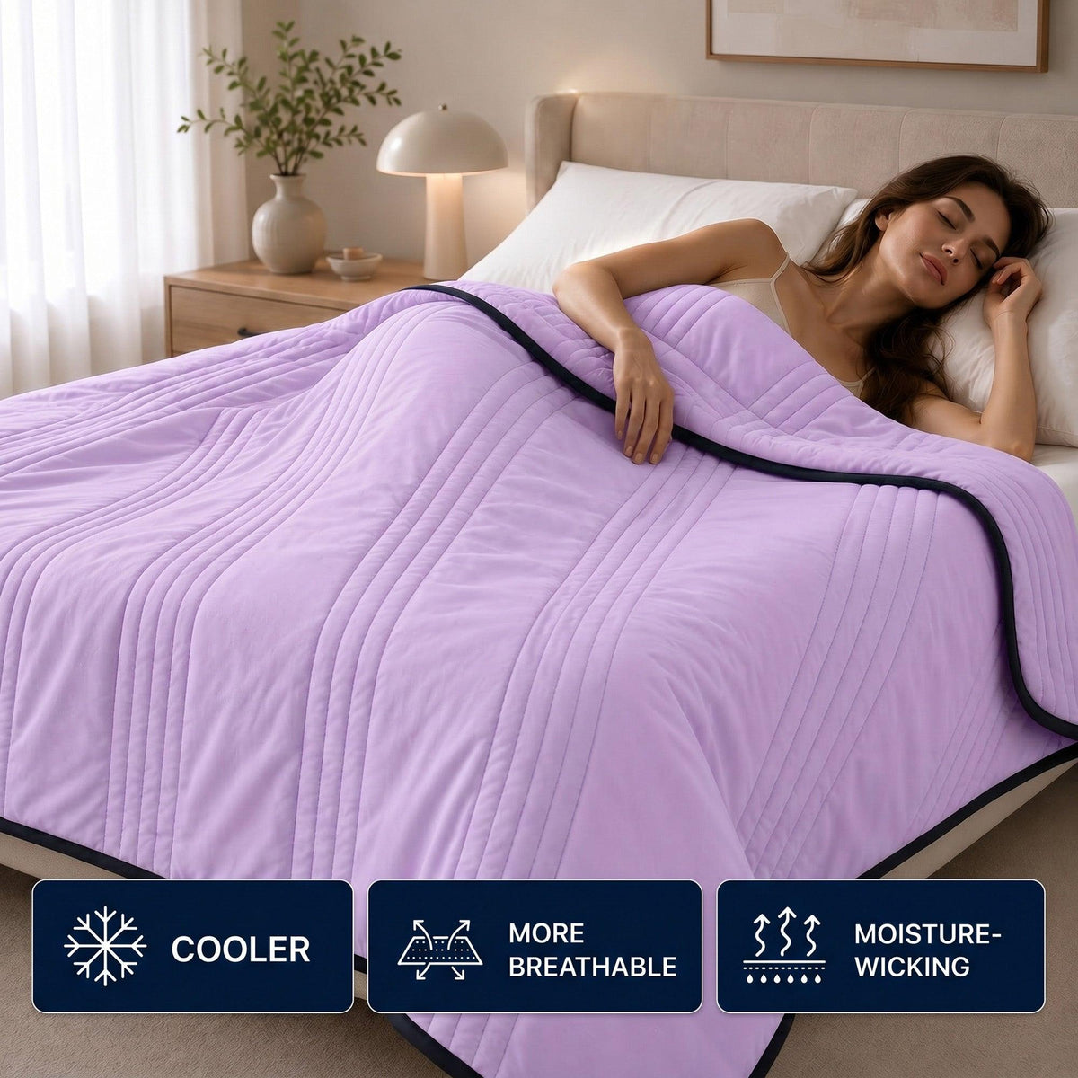 Cooling Blanket for Hot Sleepers – Cool-Touch Bedding