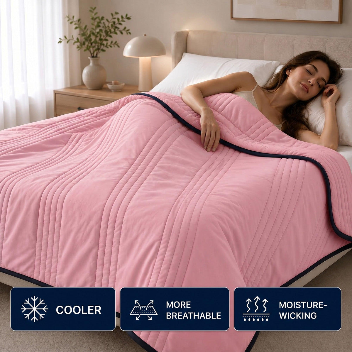 Cooling Blanket for Hot Sleepers – Cool-Touch Bedding