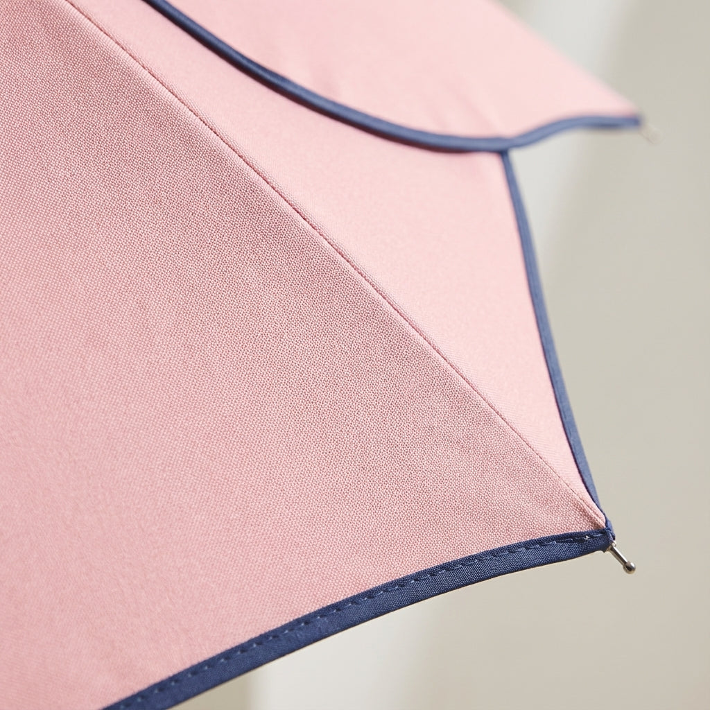 Women’s Floral Umbrella – UV Resistant Waterproof Canopy, Wooden Handle