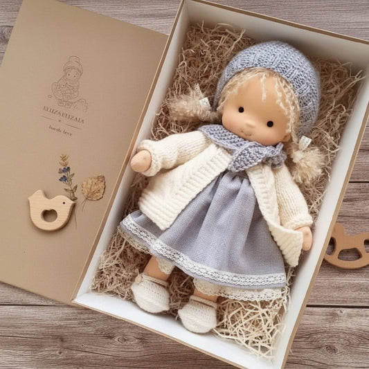 Handmade Cotton Doll – WalDolly Soft Imaginative Play Toy