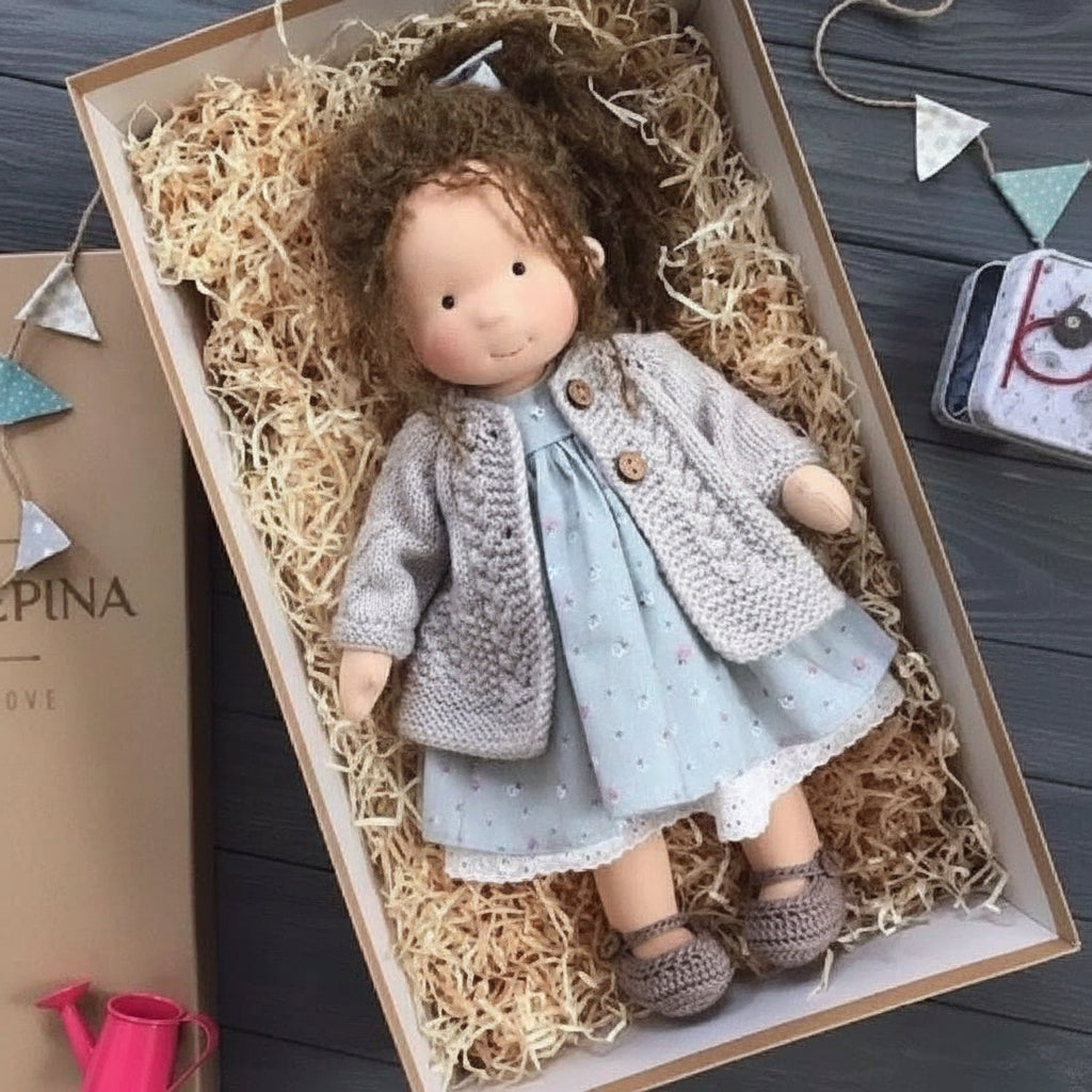 Handmade Cotton Doll – WalDolly Soft Imaginative Play Toy