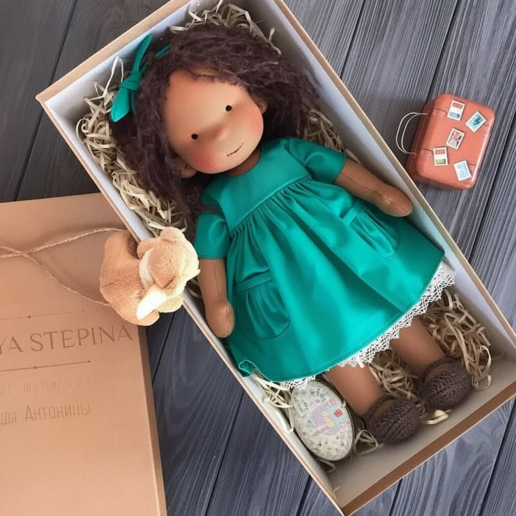 Handmade Cotton Doll – WalDolly Soft Imaginative Play Toy