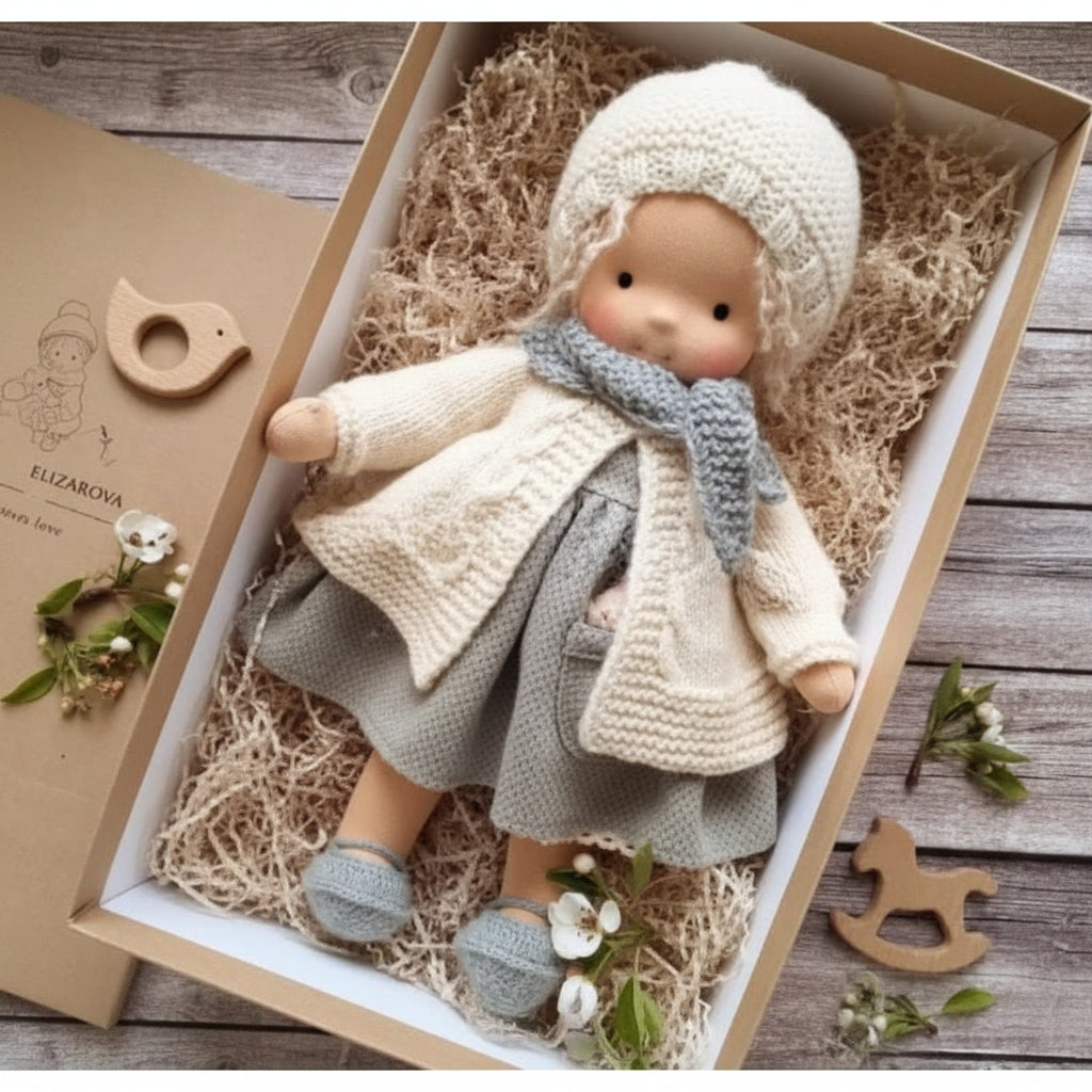 Handmade Cotton Doll – WalDolly Soft Imaginative Play Toy