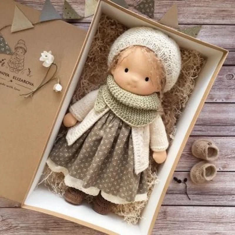 Handmade Cotton Doll – WalDolly Soft Imaginative Play Toy
