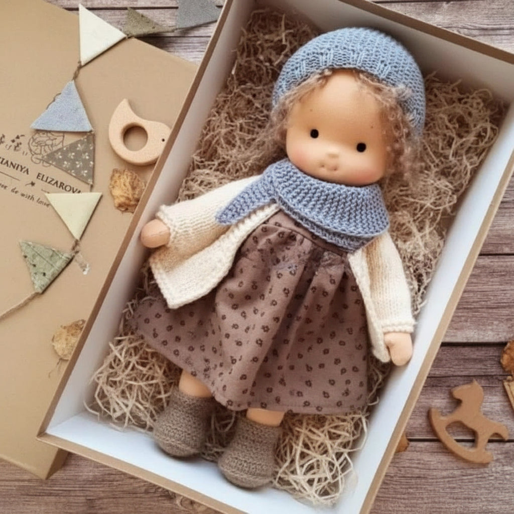 Handmade Cotton Doll – WalDolly Soft Imaginative Play Toy