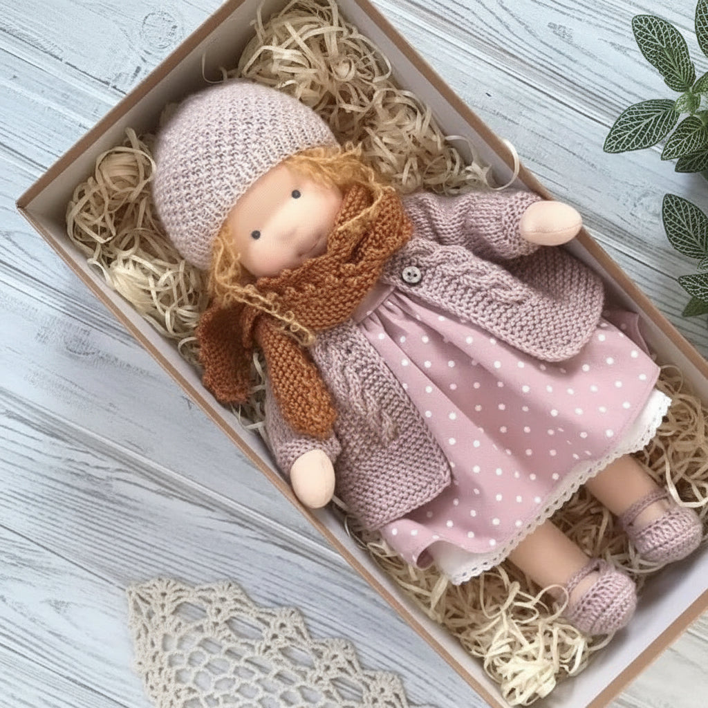 Handmade Cotton Doll – WalDolly Soft Imaginative Play Toy