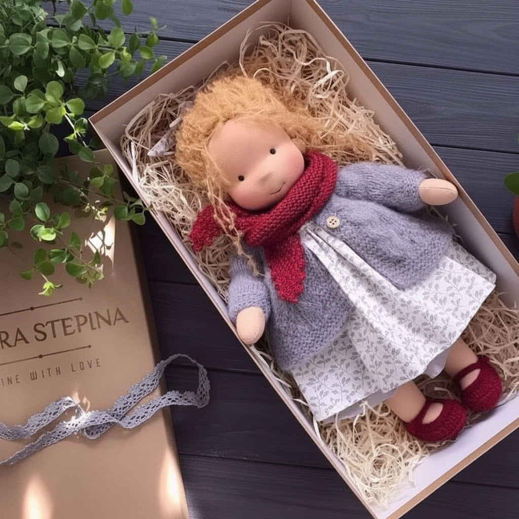 Handmade Cotton Doll – WalDolly Soft Imaginative Play Toy