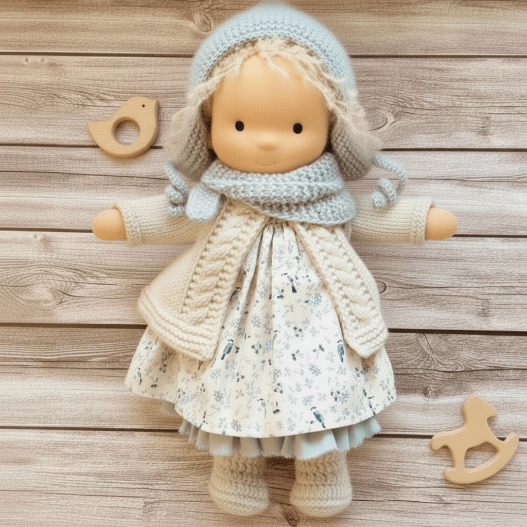 Handmade Cotton Doll – WalDolly Soft Imaginative Play Toy