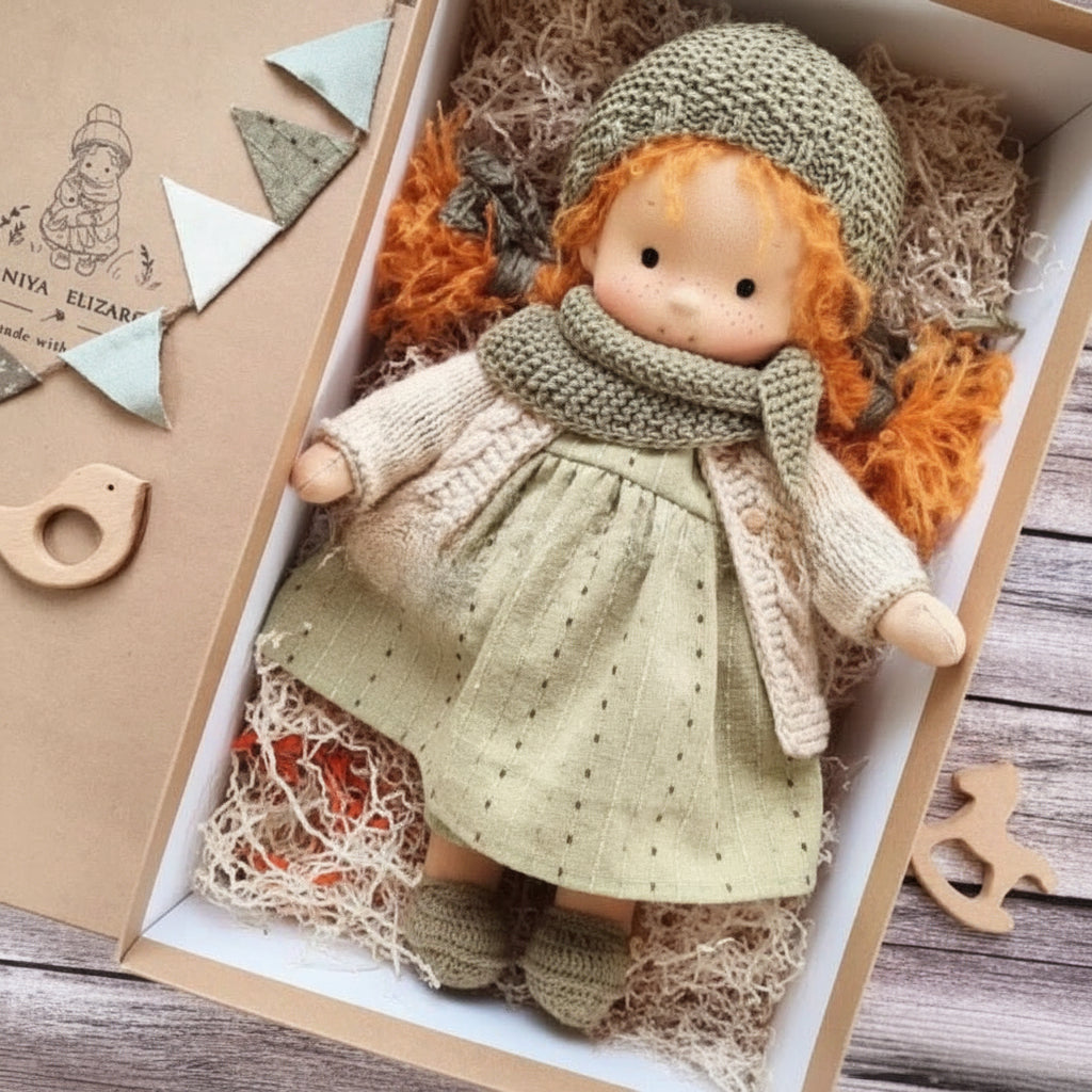 Handmade Cotton Doll – WalDolly Soft Imaginative Play Toy