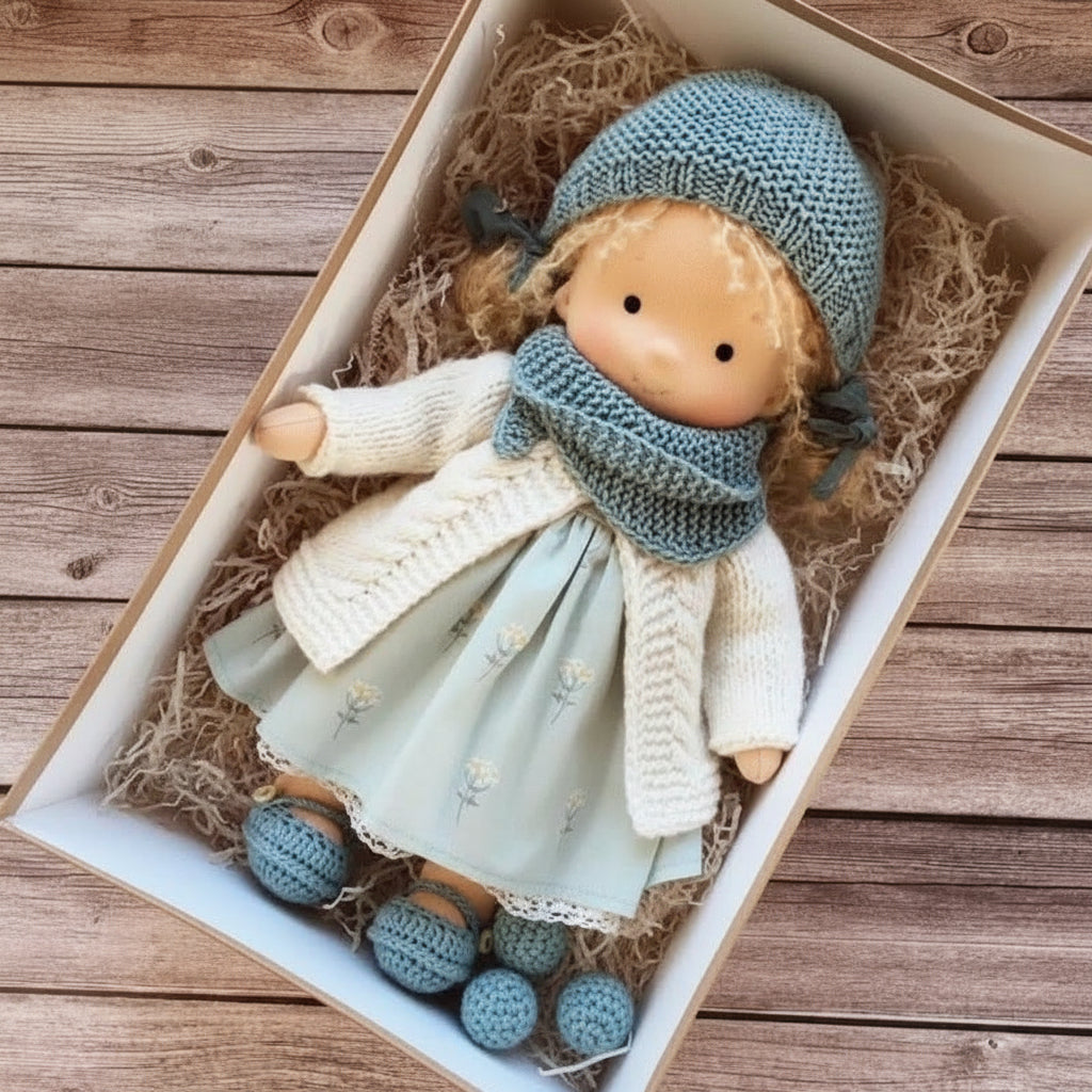 Handmade Cotton Doll – WalDolly Soft Imaginative Play Toy