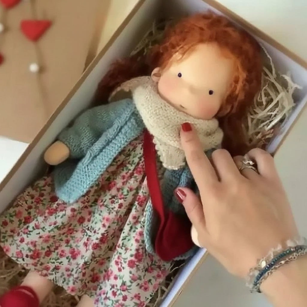 Handmade Cotton Doll – WalDolly Soft Imaginative Play Toy