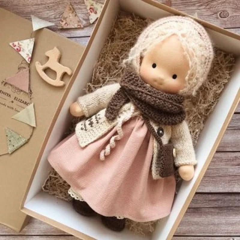 Handmade Cotton Doll – WalDolly Soft Imaginative Play Toy