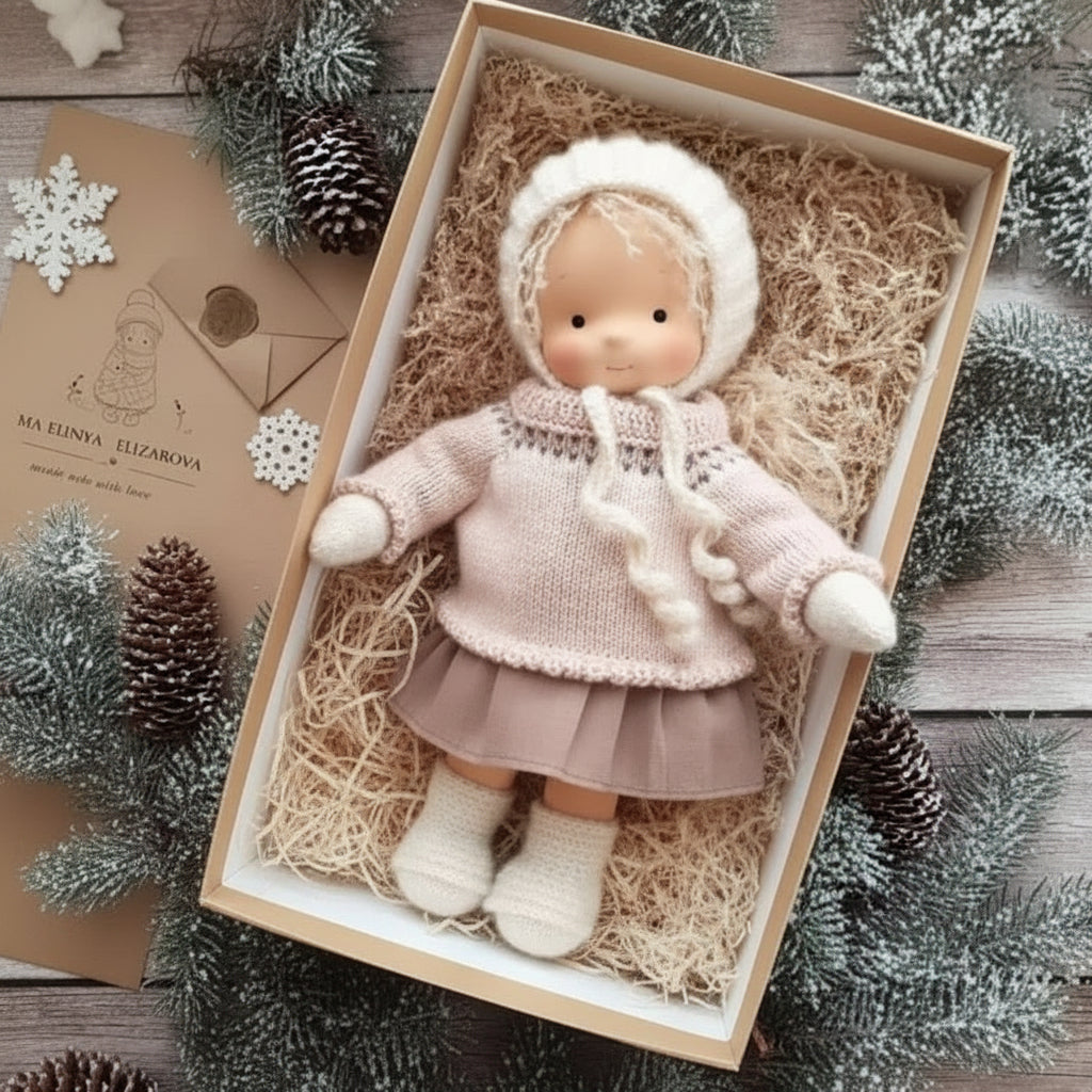 Handmade Cotton Doll – WalDolly Soft Imaginative Play Toy