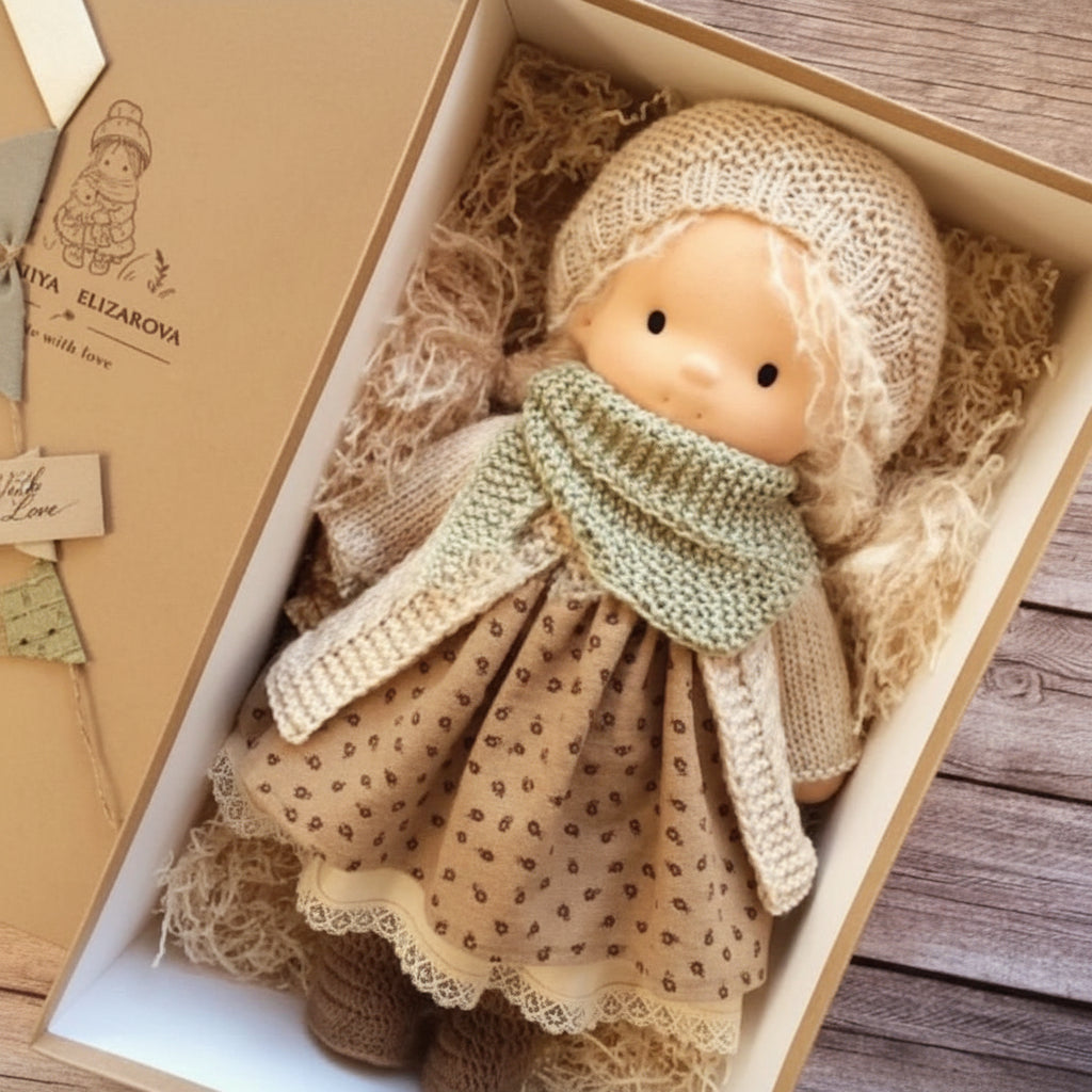 Handmade Cotton Doll – WalDolly Soft Imaginative Play Toy