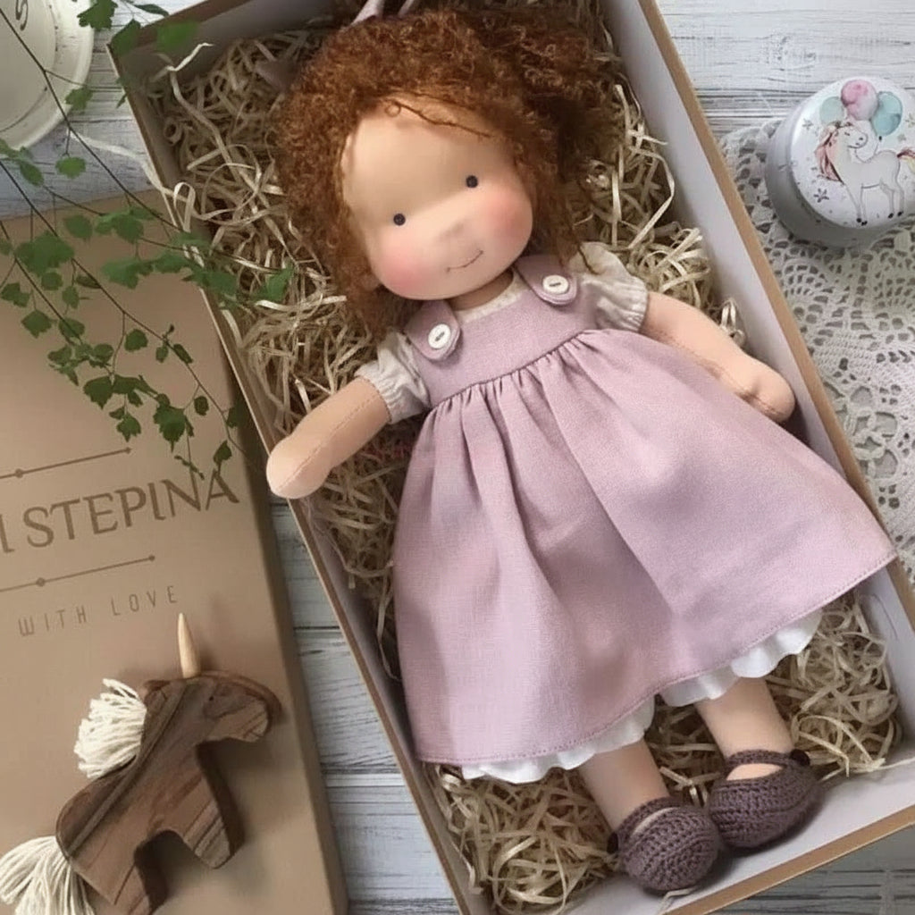 Handmade Cotton Doll – WalDolly Soft Imaginative Play Toy