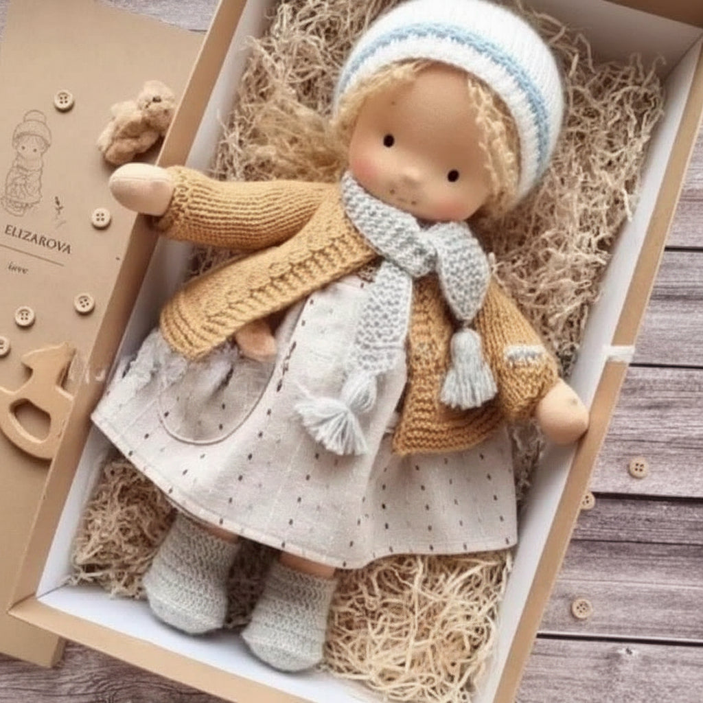 Handmade Cotton Doll – WalDolly Soft Imaginative Play Toy