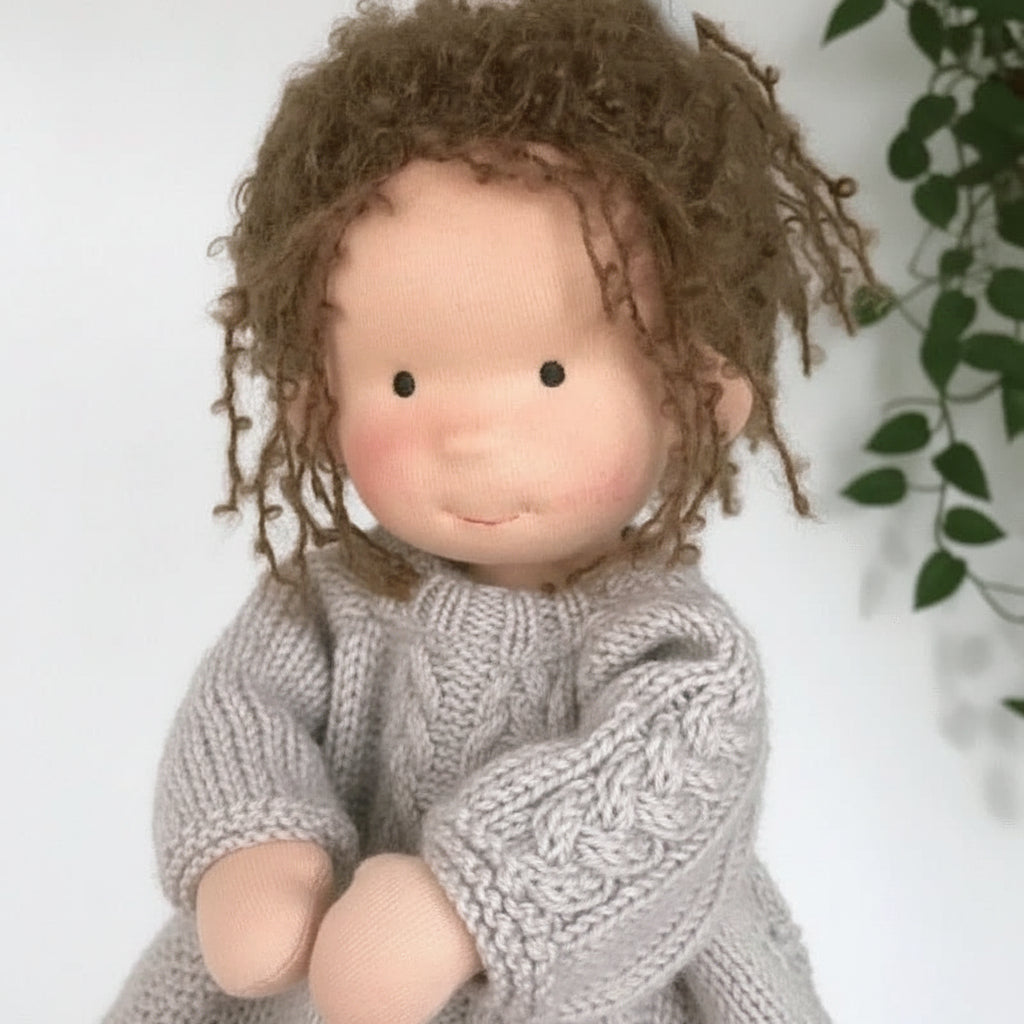 Handmade Cotton Doll – WalDolly Soft Imaginative Play Toy