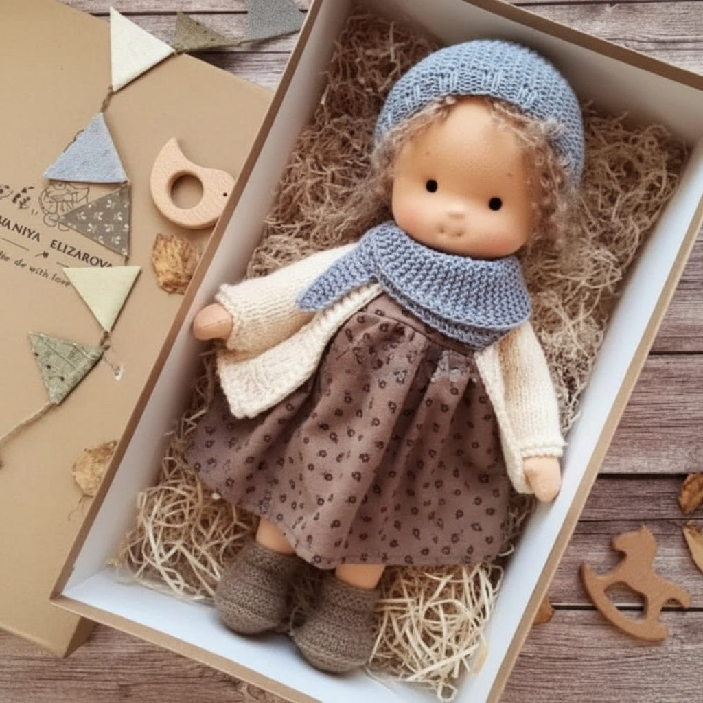 Handmade Cotton Doll – WalDolly Soft Imaginative Play Toy